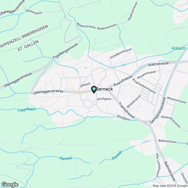 Hier entsteht Wohn(t)raum - zentrum-berneck.ch - Karte