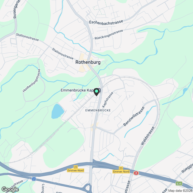 Zentrale, moderne 3.5 Zimmer Wohnung - Karte