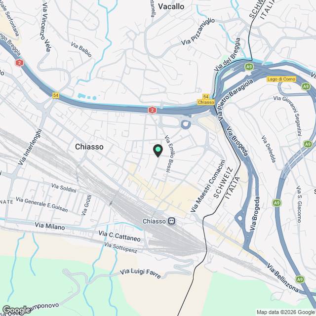 CHIASSO | Nuovo 3.5 loc.  Pigione CHF 1'050 - Karte