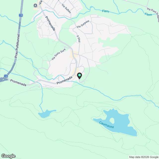 Leben in Flims Waldhaus  naturnah, stilvoll, entspannt - Karte
