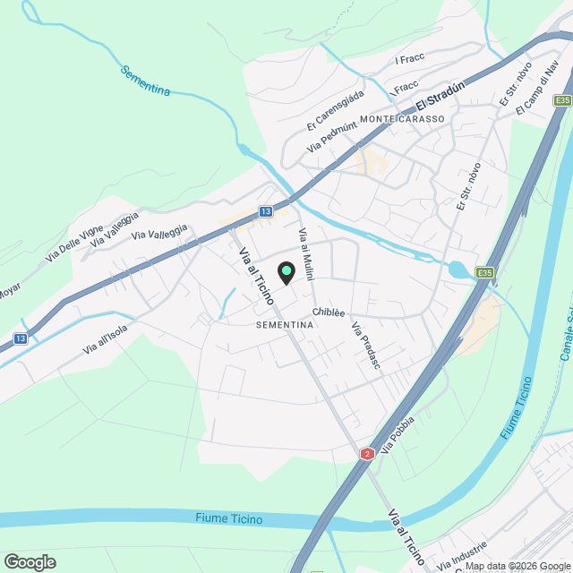 Affittasi nuovi appartamenti 3.5 locali - Res. Greta, Sementina - Karte