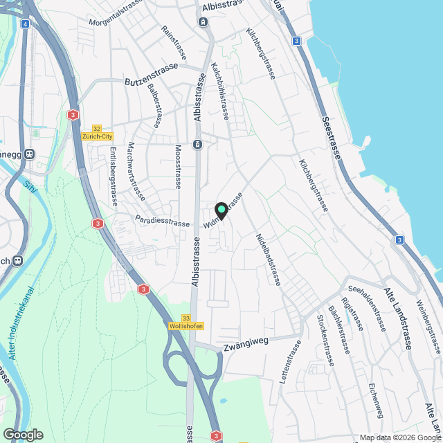Ihr neues Zuhause in Zürich-Wollishofen. Modern & hochwertig - Karte