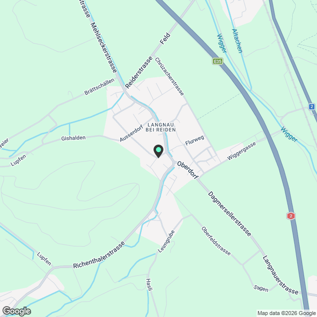 3 ½ Zimmer-Wohnung in Langnau b. Reiden mieten - Karte