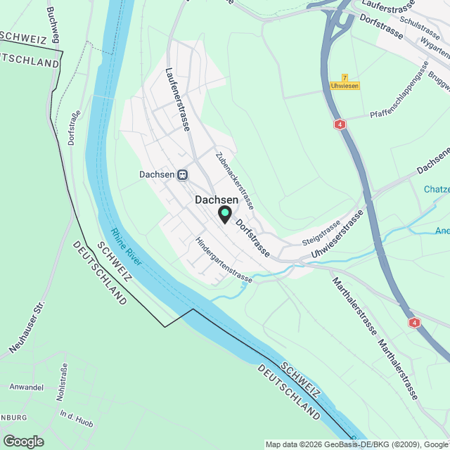Hochwertige Neubauwohnungen im Herzen von Dachsen - Karte