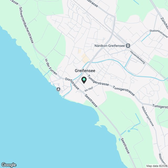 EG-Wohnung in Greifensee - Karte