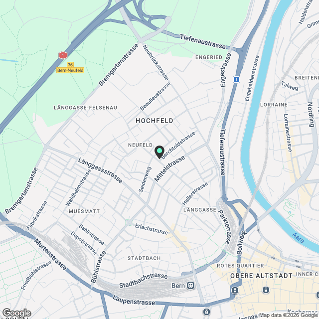 2-Zimmerwohnungen in der Länggasse - Karte