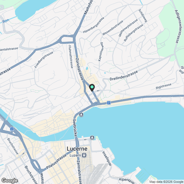 ERSTVERMIETUNG | Löwenstrasse 7, Luzern - Karte