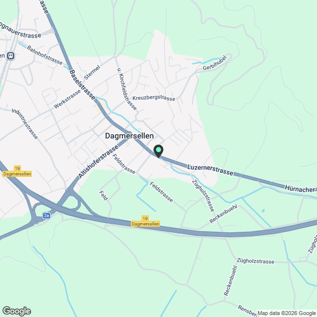 3.5-Zimmerwohnung 1.OG im Gartenweg 1, Dagmersellen ab 01.11 - Karte