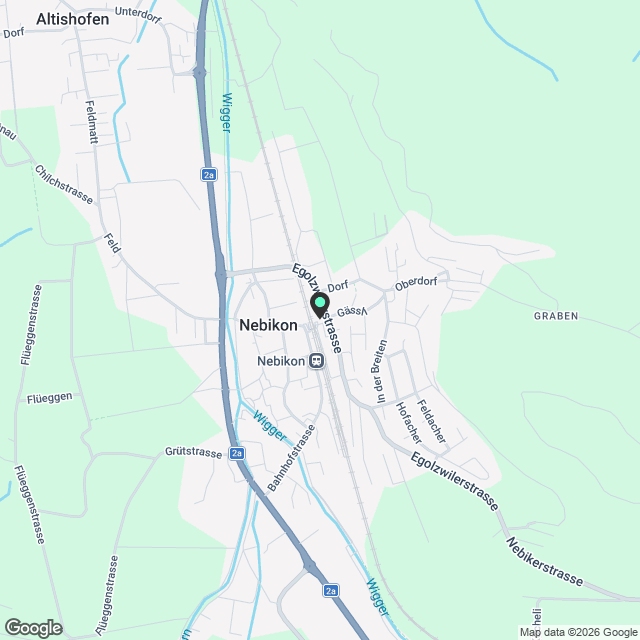 Wohnung in Nebikon - Karte