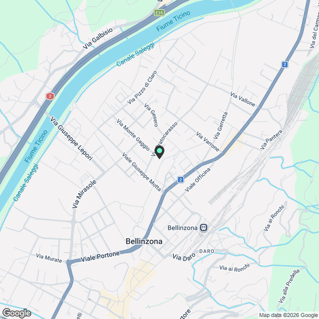 Appartamento arredato di 2.5 locali in nuova costruzione a Bellinzona - Karte