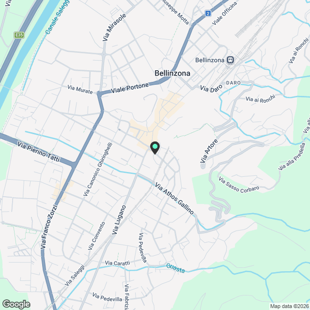 Attico a Bellinzona - Karte