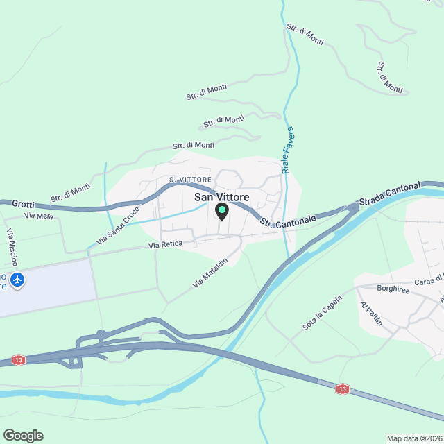 Ampio e moderno 2.5 locali a San Vittore - Karte