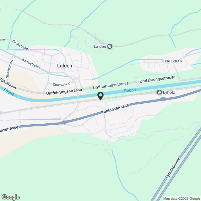 Moderne 2.5-Zimmer-Neubauwohnung - komfortabel, nachhaltig und zentral in Visp - Karte