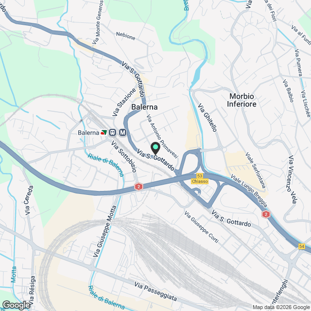 CERCASI SUBENTRANTE  2.5 LOCALI A BALERNA - Karte