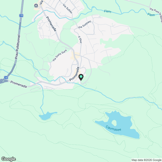 Leben in Flims Waldhaus  naturnah, stilvoll, entspannt - Karte