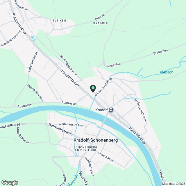 5 Exklusive Neubauwohnungen - Moderne 4.5 Gartenwohnung bis 5.5 Zimmer in Kradolf-Schönenberg - Karte