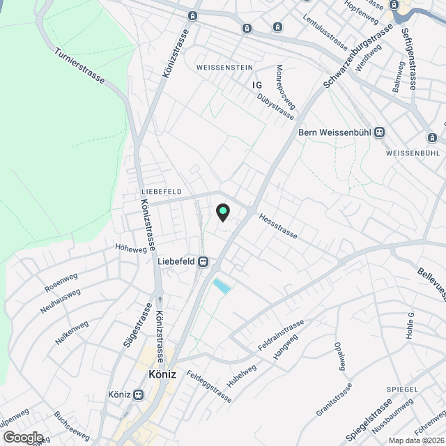 POP-UP WOHNEN IM LIEBEFELD - befristet bis 30.06.2027 - Karte