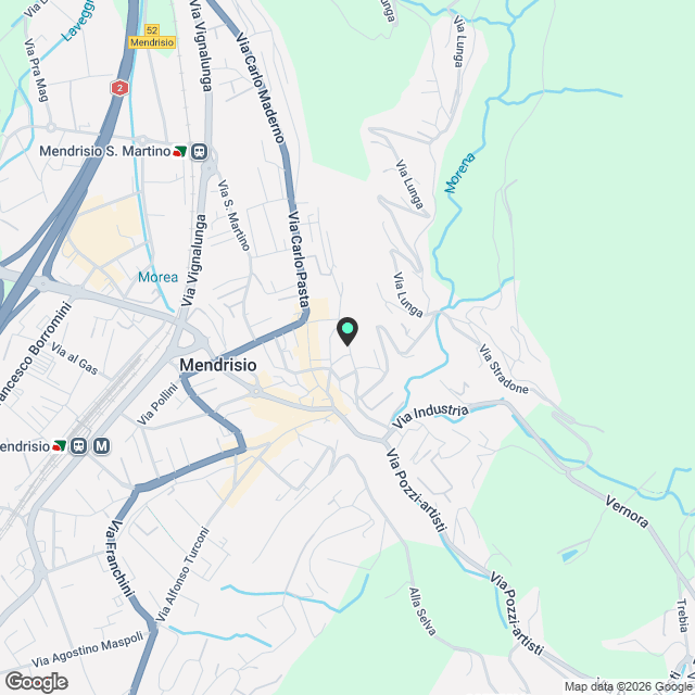 Appartamento moderno nel centro storico di Mendrisio - Karte