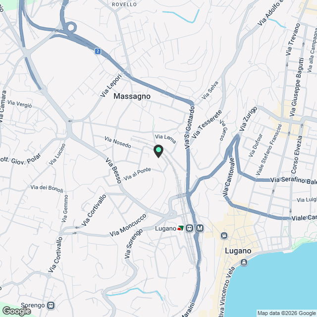 STUPENDO 2.5 LOCALI ARREDATO A MASSAGNO - Karte
