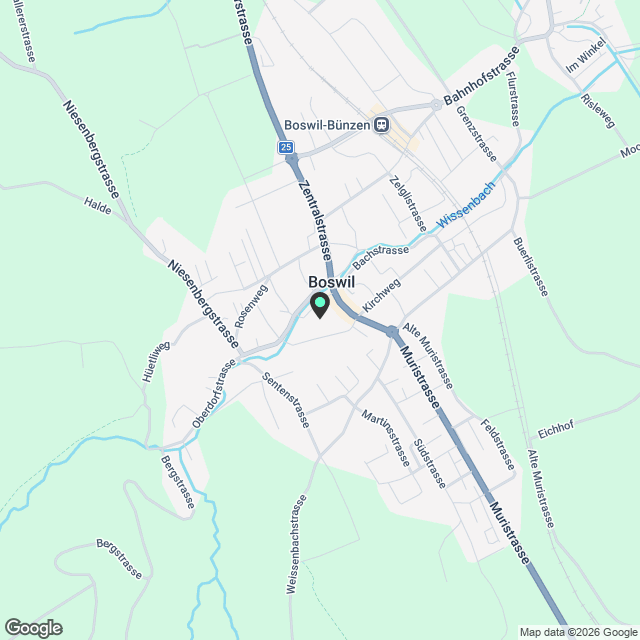 3.5-Zimmerwohnungen - wohnen AN DER MÜHLEGASSE, Boswil - Karte