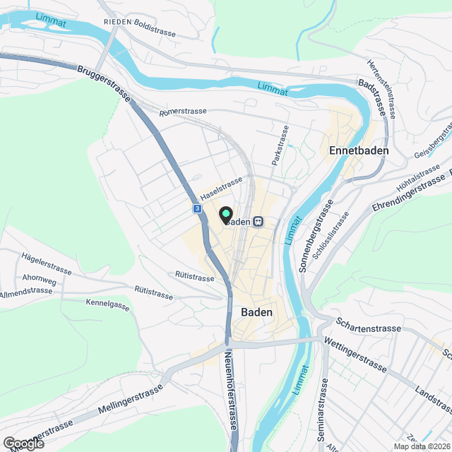 ERSTVERMIETUNG - Müllerbräu-Areal Baden, Baufeld-A - Karte