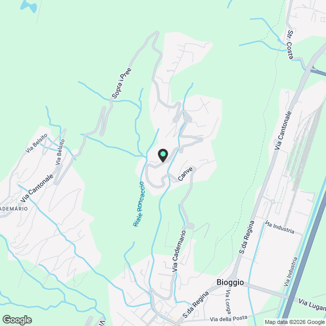 APPARTAMENTO 4.5 LOCALI CON AMPIO PORTICO IN AFFITTO A BIOGGIO - Karte