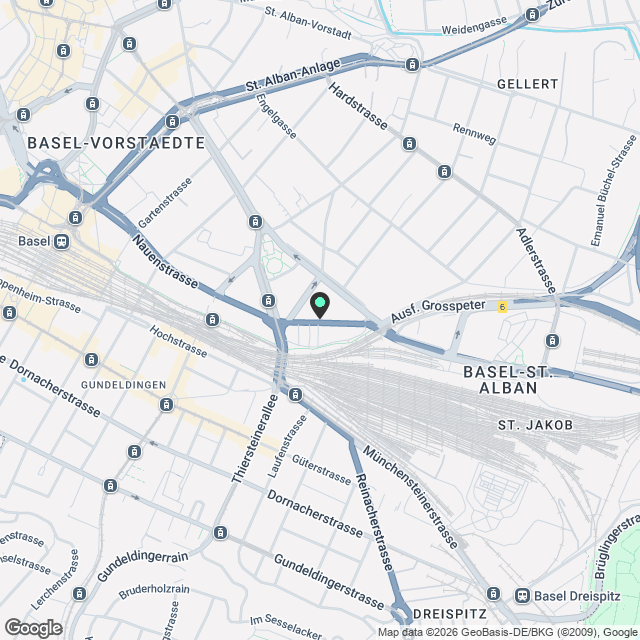 Modernes Einzelzimmer in Wohngemeinschaft – Grosspeterstrasse 21, Basel - Karte