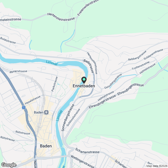 Wohnen über der Limmat, Terrasse 105 m2 - Alterswohnungen - Karte