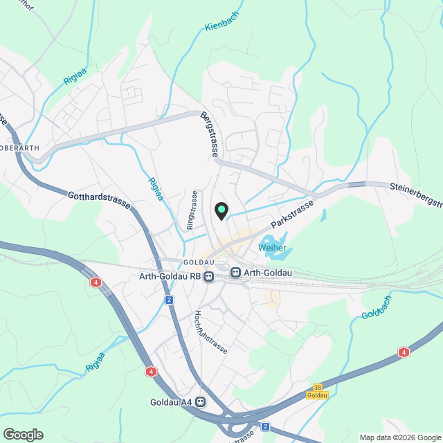 Luxurious Penthouse Apartment for Rent - Prime Location in Goldau - Karte