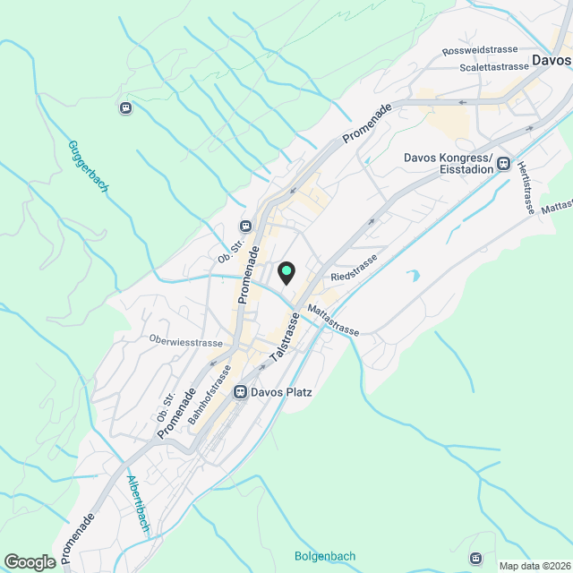 4.5-Zimmer-Wohnung in Davos - Karte