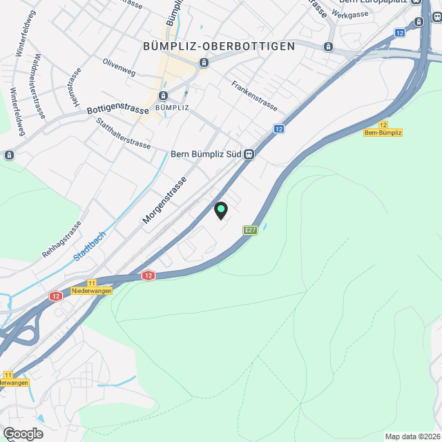 Erstvermietung nach Gesamtsanierung in Bern Bümpliz Süd! - Karte