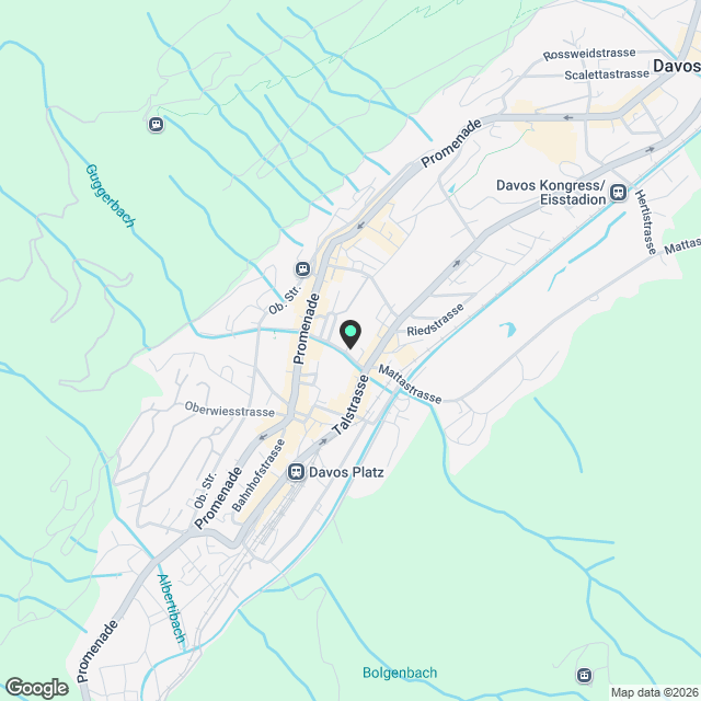 4.5-Zimmer-Ferienwohnung in Davos - Karte