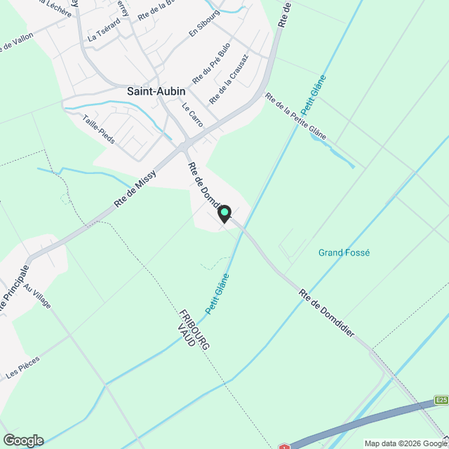 Vivez dans le nouveau quartier de St-Aubin - Karte