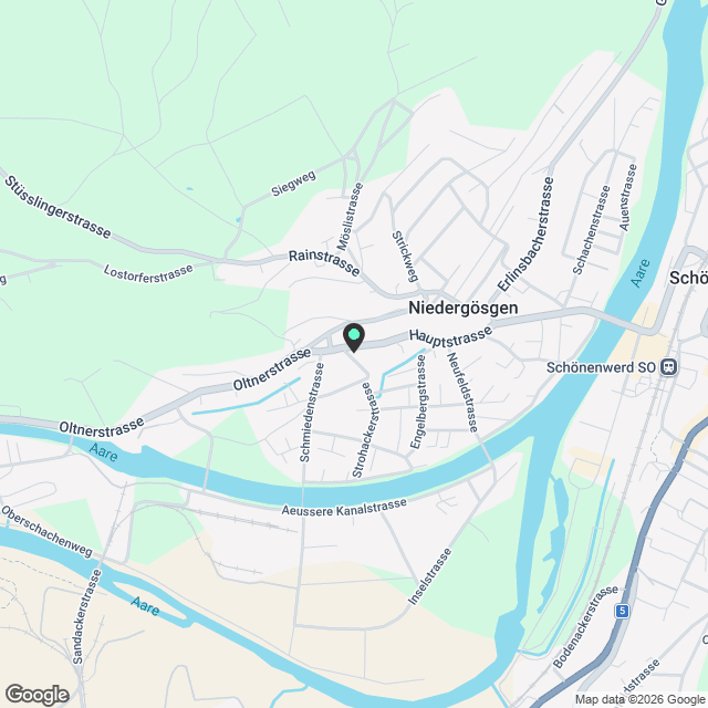 2 ½ Zimmer-Wohnung in Niedergösgen mit grosser Terrasse - Karte