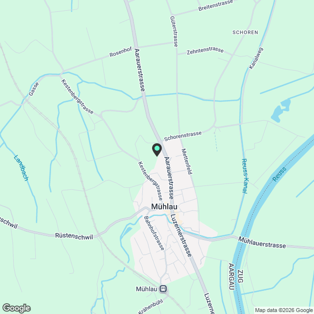 Erstbezug 4 1/2 Zimmer-Attikawohnung in neuer Überbauung Roggächer Nord - Karte