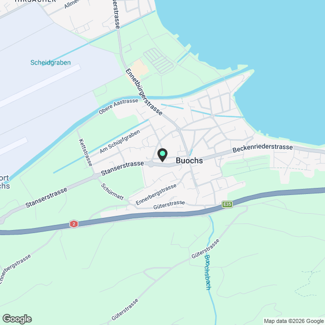 In Buochs, Mühlemattstr. 11_3.5 ZWG, 1.OG Süd ab 1.11.2026 oder in Absprache zu vermieten - Karte