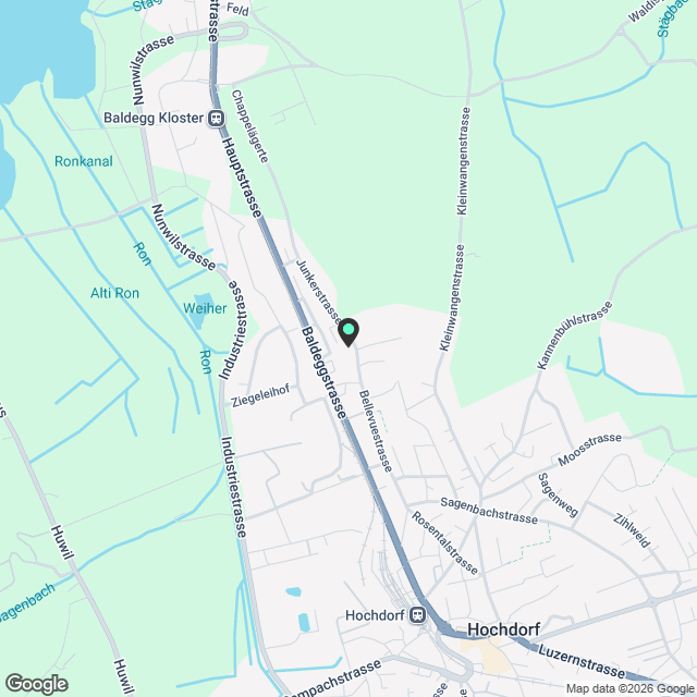 Erstvermietung in Hochdorf - Karte