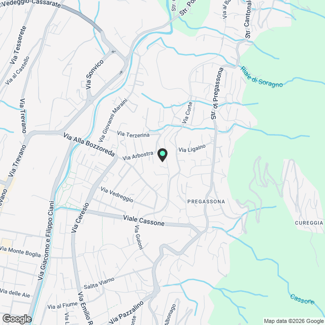 Pregassona: Appartamento 2.5 locali - Karte