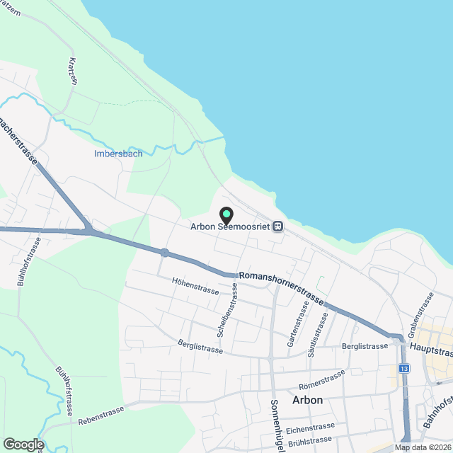 3.5 Zimmerwohnung in Arbon - Karte