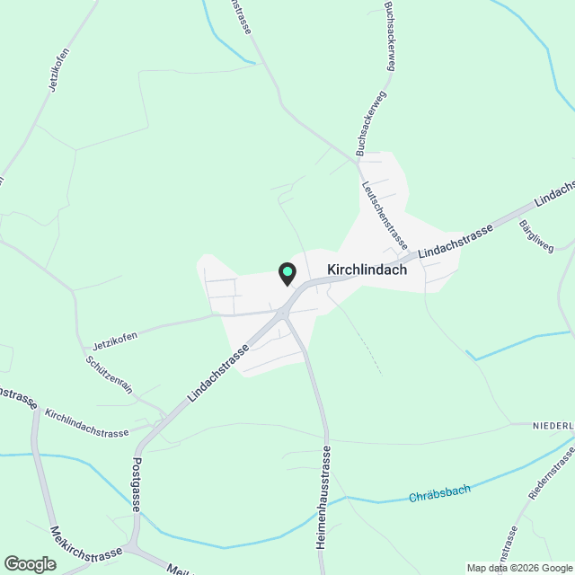 Einzelzimmer in Kirchlindach zu vermieten - Karte