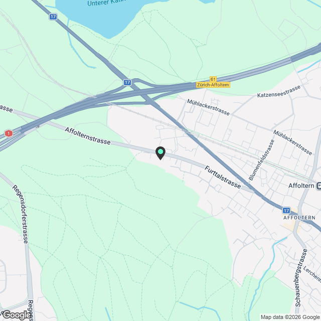 Ruhig gelegenes Juwel am Stadtrand von Zürich-Affoltern, 3 ½ Zimmer (Erstvermietung) - Karte