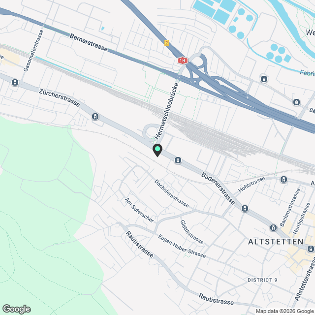 Exklusive 2.5-Zi.-Neubau-Maisonette mit 2 Terrassen & Garderobenzimmer in Zürich-Altstetten - Karte
