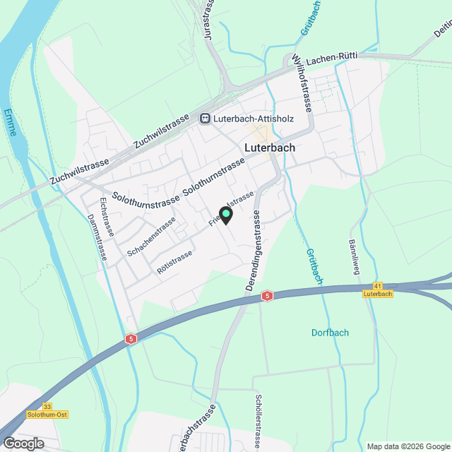 4 ½ Zimmer-Wohnung, 4542 Luterbach - Karte