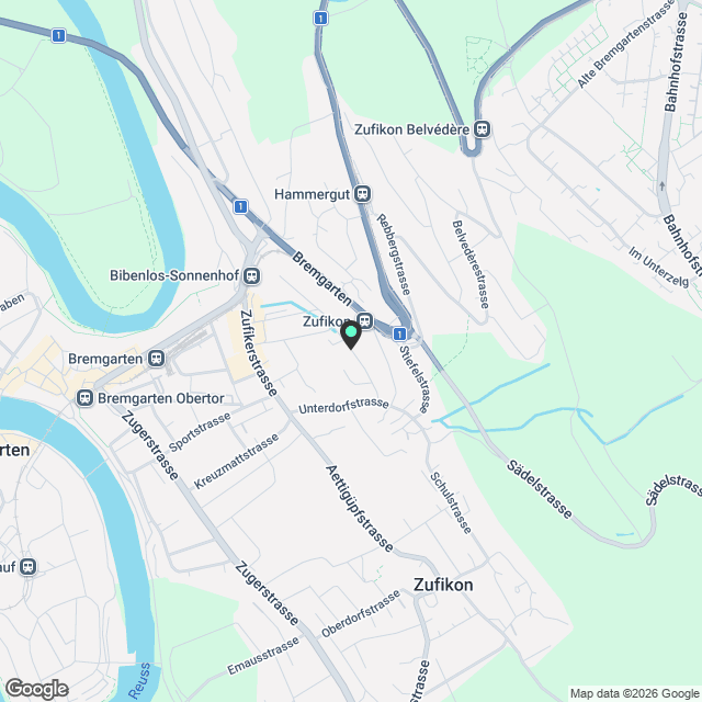 Suche Nachmieter für 3,5 Zimmerwohnung in Zufikon - Karte