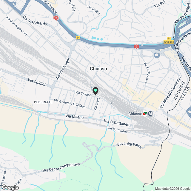 3,5 locali arredato al 1° piano a Chiasso - Karte