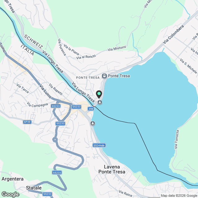 Appartamento completamente ristrutturato con vista lago a Ponte Tresa - Karte