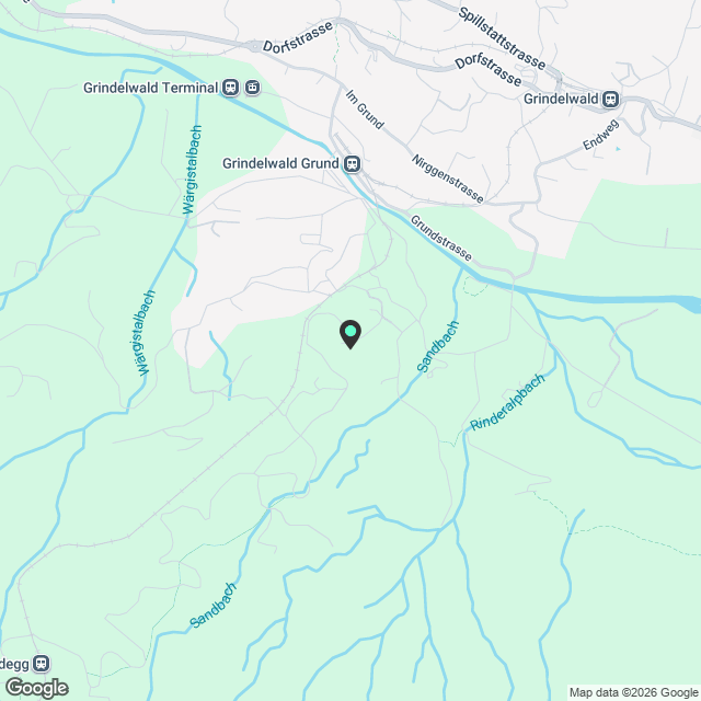 ImmoWyss -  Alleinstehendes (Ferien-) Chalet unter der Eigernordwand - Karte