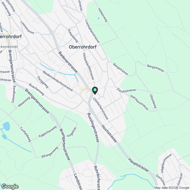 Wohnung in Oberrohrdorf - Karte
