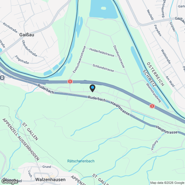 Gartensiedlung St. Margrethen – Bezug Winter 2026 - Karte