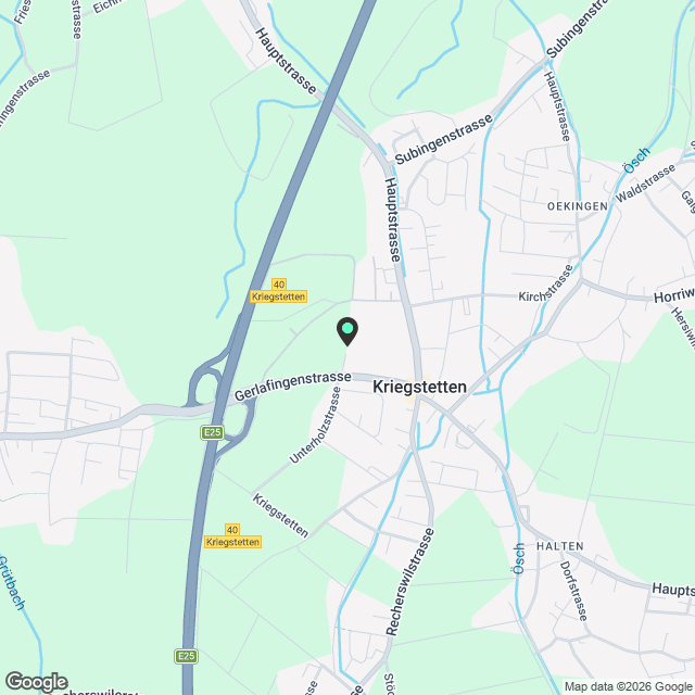 Attikawohnung in Kriegstetten (zwei) - Karte